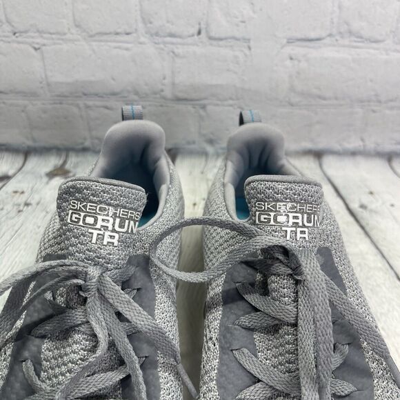 Skechers Go Run Sneakers Womens Size 9 Gray Walking Running Knit Soft Shoes - Picture 6 of 12